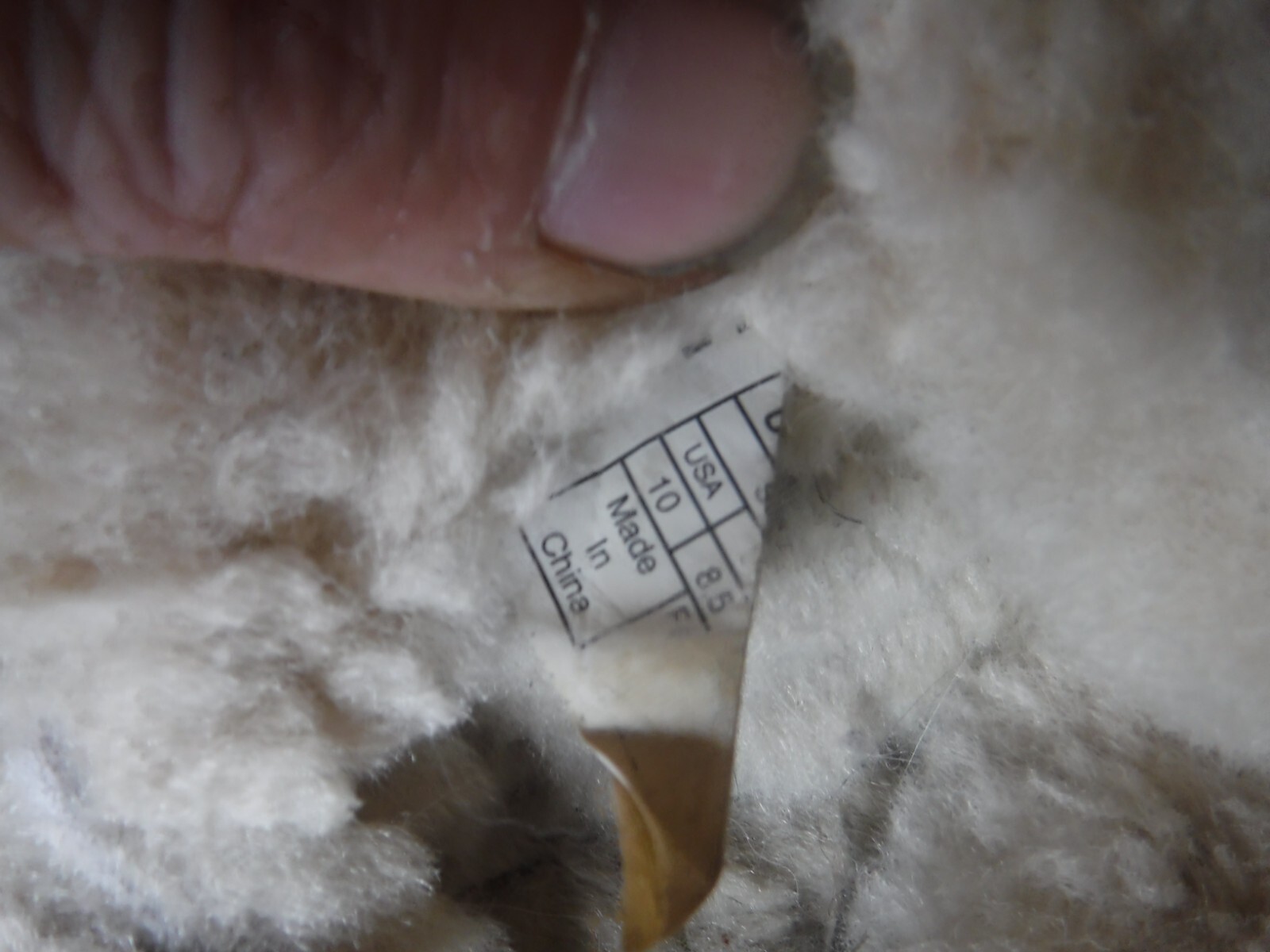 APL Pantofole Ugg Interior Ecopelliccia Donna Taglia 10 Usate