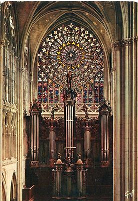 Alte Postkarte - Tours - Le cathédral Saint-Gatien