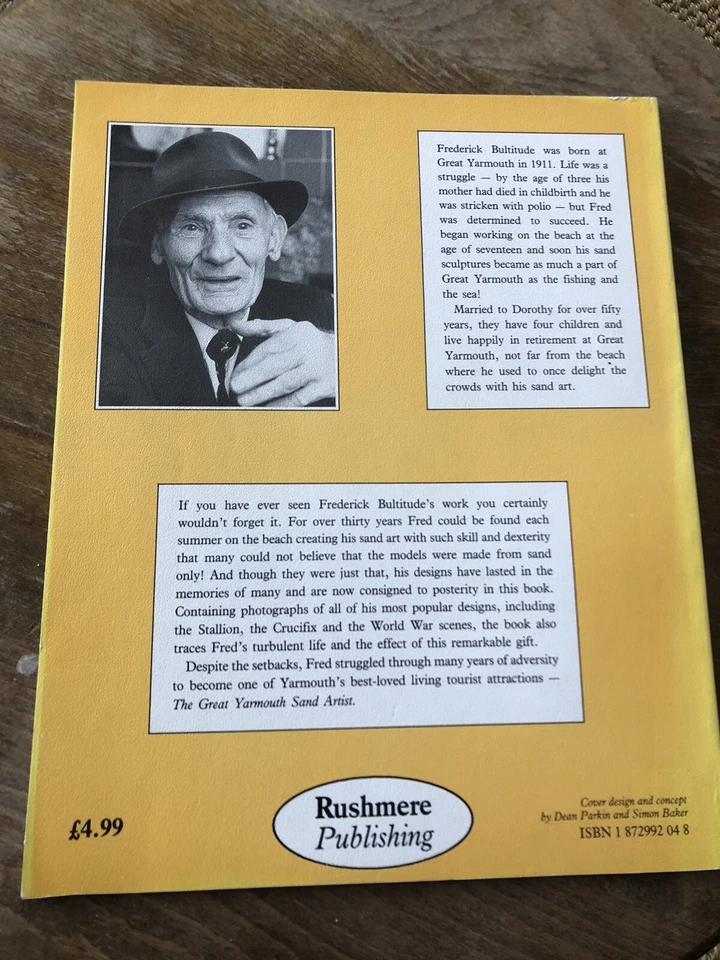 Great Yarmouth Sand Artist - The Life And Times Of Frederick Bultitude 1992 - Image 2 of 4