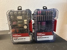 Super tough 57 piece grinding and polishing rotary tool accessory kit