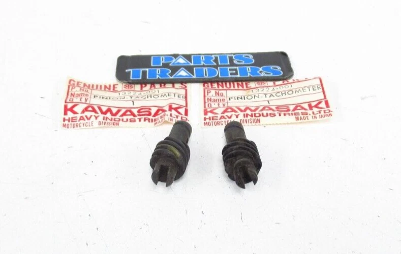 Juego de engranajes de piñón tacómetro Kawasaki genuino nuevo de stock de 2 A1 A1R A1SS A7 A7SS A1A A1B Foto 2 de 3