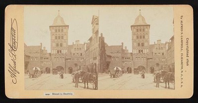 Photo:Street in Dantzig, Poland 1896