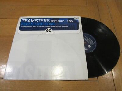 TEAMSTERS feat ERROL REID - Feels like love - 2006 UK 4-track 12'' Vinyl Single..