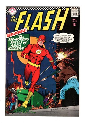 THE FLASH 170 (8.0 VF) vs ABRA KADABRA /DR FATE / 1967 SILVER AGE / DR MID-NIGHT