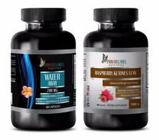 Fat loss diet - WATER AWAY - RASPBERRY KETONE COMBO - green tea diet - weight 
