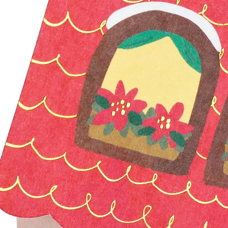 Sanrio Christmas Card Greeting card Christmas Hello Kitty house From Japan - Image 3 of 4