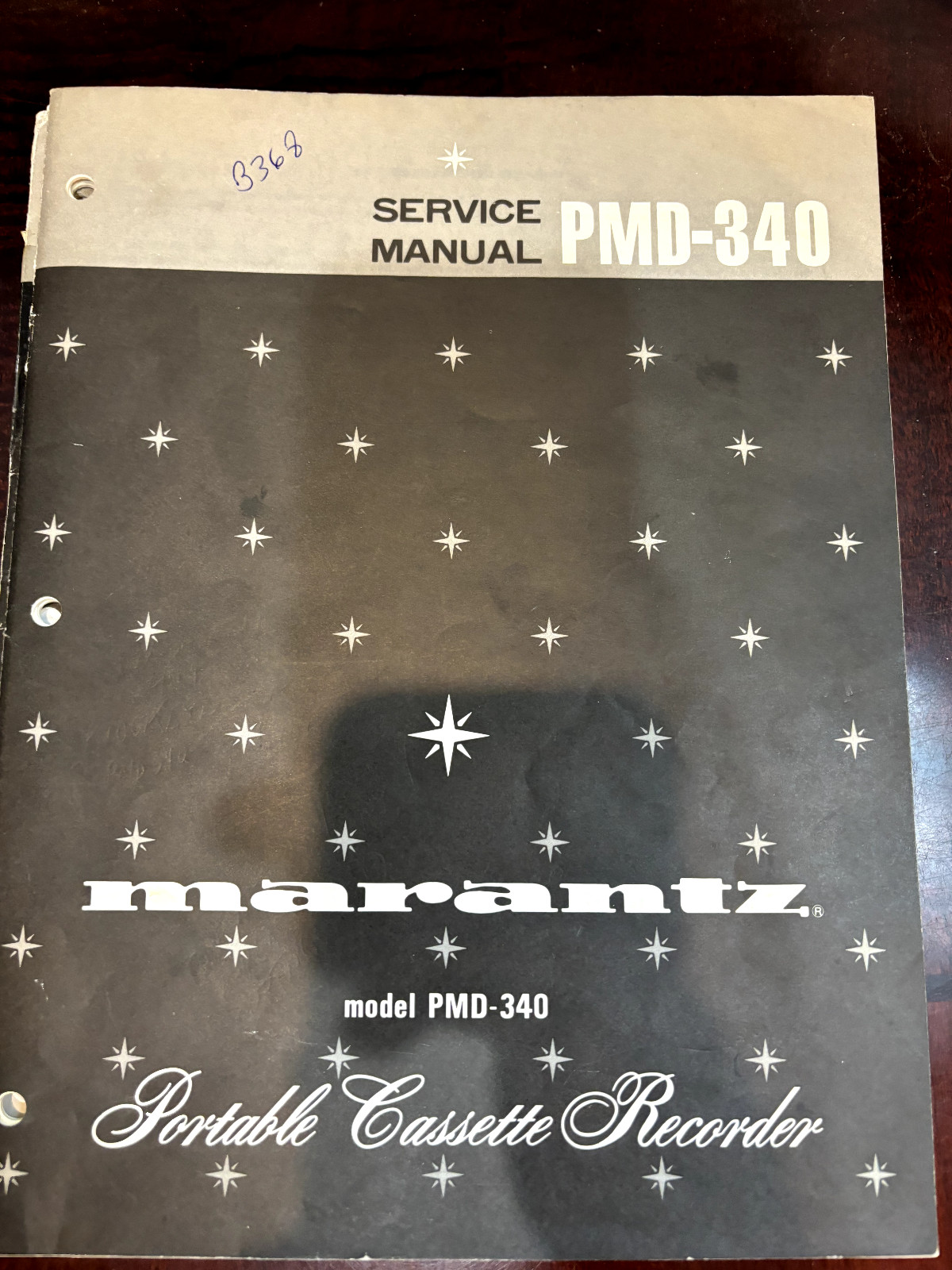 MARANTZ PMD-340 PMD340 Repair Service Manual *ORIGINAL**