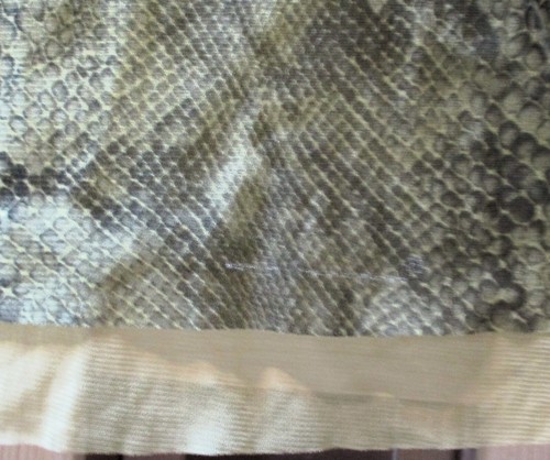 The Limited Sheer Mesh Snake Print Green Long Sleeve Fitted Top Layers Women's L - Picture 19 of 21