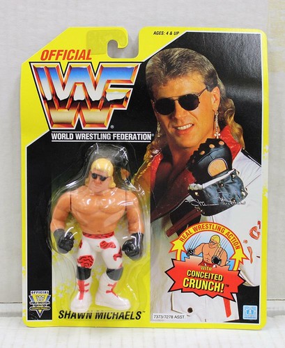 1993 - Series 7 - Yellow Card - Hasbro - WWF Shawn...