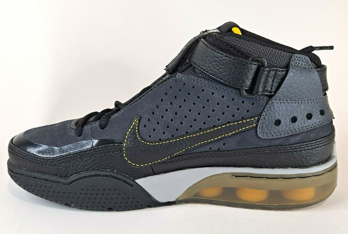 Nike Shox Spotlight GS Black Gray Yellow Zoom 315994-001