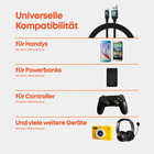 Ladekabel USB A auf Micro USB Datenkabel für Samsung Huawei Xiaomi Handy Kabel