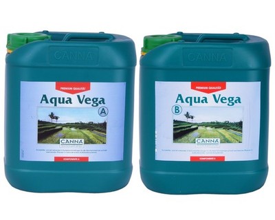 Canna Aqua Vega A+B 5L - Pflanzendünger Hydro Grow Aeroponisch (4,99 EUR/l)