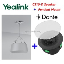 Yealink CS10 Dante Edition Ceiling Speaker 1306036 Pendant Mount CS10-D