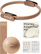 Home Pilates Essentials Kit for Women  Pilates Ring, Mini Ball, Booty Band Set