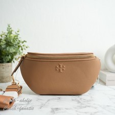 Tory Burch Thea Pebbled Leather Belt Bag Fanny Pack in Tiramisu 165917 NWT