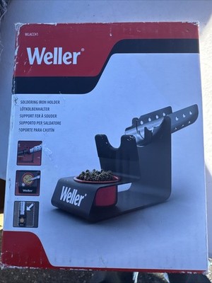 New! Weller WLACCH1 Soldering Iron Holder With Dry Tip Cleaner