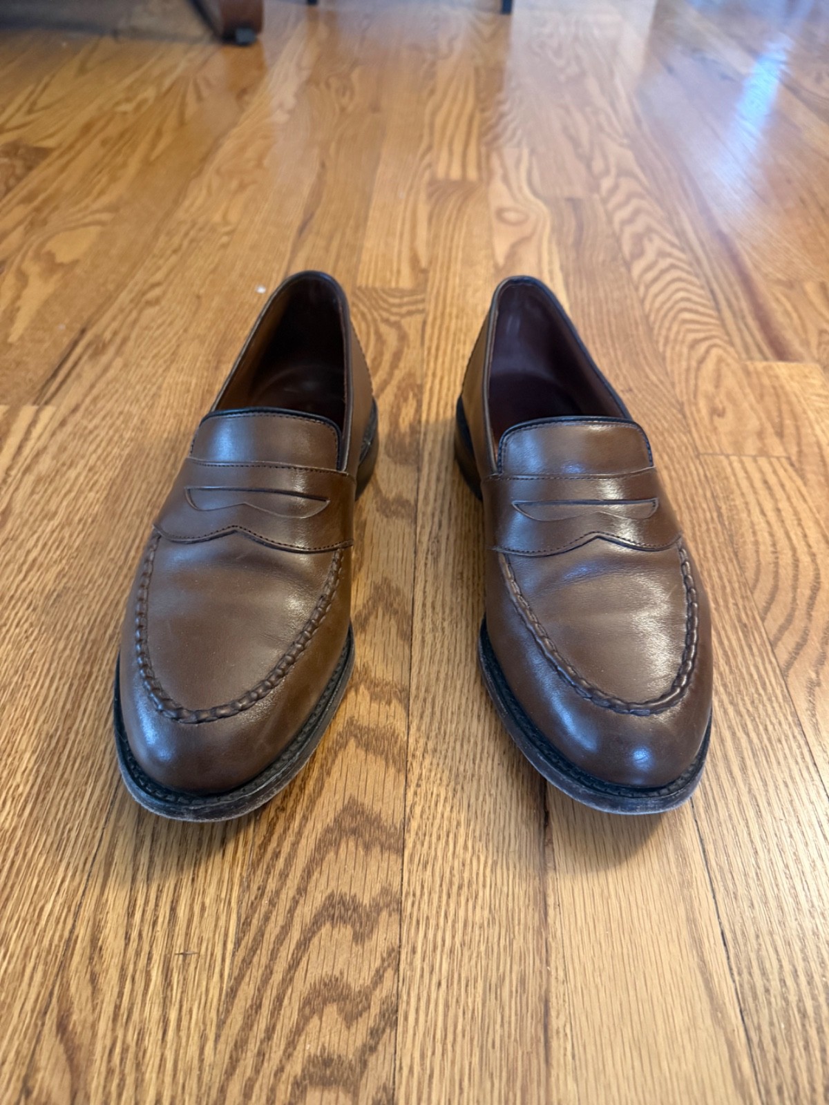 Allen Edmonds Randolph Penny Loafer 9E Coffee