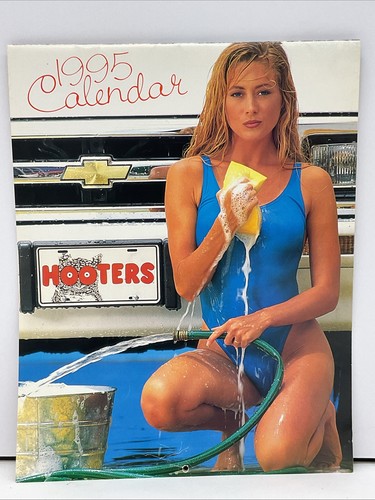 HOOTERS Calendar 1995 With One Dedication And One Signature