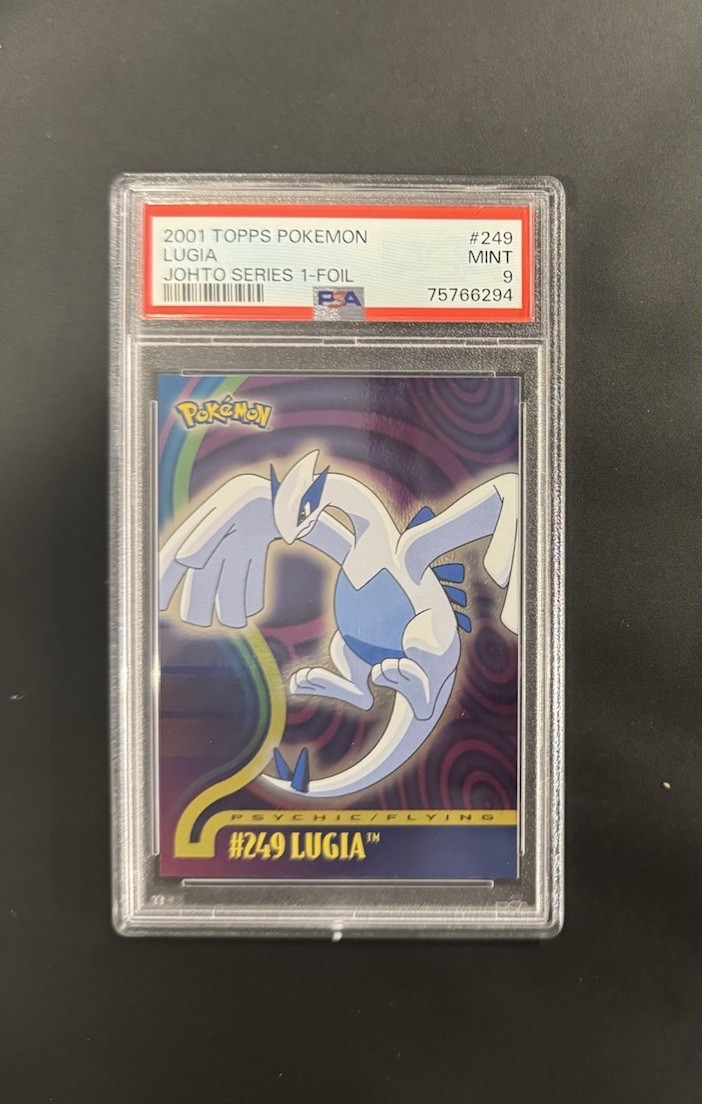 2001 Topps Lugia Johto Series 1 Foil Psa 9 POP 10 No Higher Grade Exists