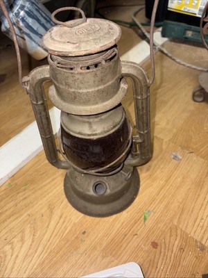 Blue 12'' tall Dietz No. 1 Little Wizard #1 Oil Kerosene Lantern + wick LA850
