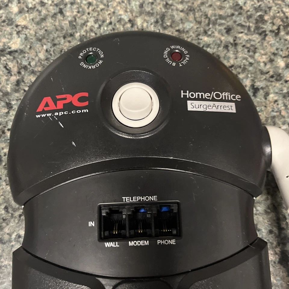 APC Performance Surge Arrest Protector  8 Outlets Phone/wall/modem 10 Ft Cord - Image 3 of 4