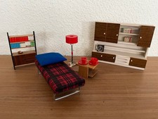 Schöne alte Puppenhaus Wohnzimmer Leseecke, Puppenstube, Bodo Hennig,  70er
