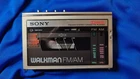 Rare Vintage 1985 Sony AM/FM Cassette Walkman WM-F10II - Silver - Working*
