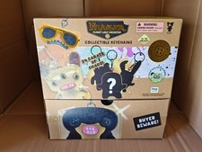 Case Of 24 Pieces Fuggler Funny Ugly Monster Collectible Keychains Gold Edition