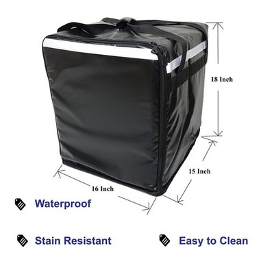 PK-76F: Large Doubledeck Insulated Pizza/Food Delivery Backpack