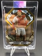 2022 Topps Series 1 - Diamond Greats Die-Cuts Johnny Bench #DGDC-10 Gold /75