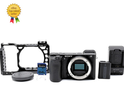 Sony a6500 ILCE-6500 Spiegellose Kamera Near Mint mit SmallRig Cage aus JAPAN