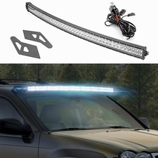 300w 52 Led Light Bar Roof Mounts Wiring For Jeep Grand Cherokee 1999-2010