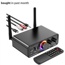 MOREGAX M18 Bluetooth 5.3 Digital Amplifier, RGB, Remote Control, Black