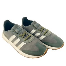 Adidas Originals Flashback Olive Green White Gum Sole Mens 9.5 BY9303