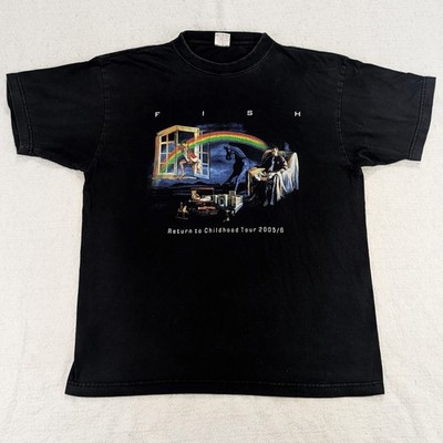 Vtg Fish Band Return To Childhood 2005/6 Tour T-Shirt Men's Large Black Europe