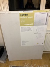 Suffolk white radiator cover large