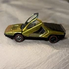 Hot Wheels Redlines Ferrari Carabo 1:64 Diecast Car Gold Opening Doors 1969