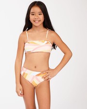 Billabong Girls' Sea of Gold Strapy 2 Piece Bikini Set