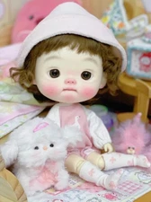 1/8 BJD Doll SD DIanDian White Color Y1-Free Face Make UP+Free Eyes