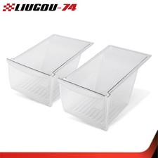 Clear Crisper Drawer Compatible With Frigidaire Refrigerator 2 Pack 240337103