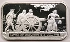 Battle of Monmouth N.J. Columbia Mint .999 Silver Bar