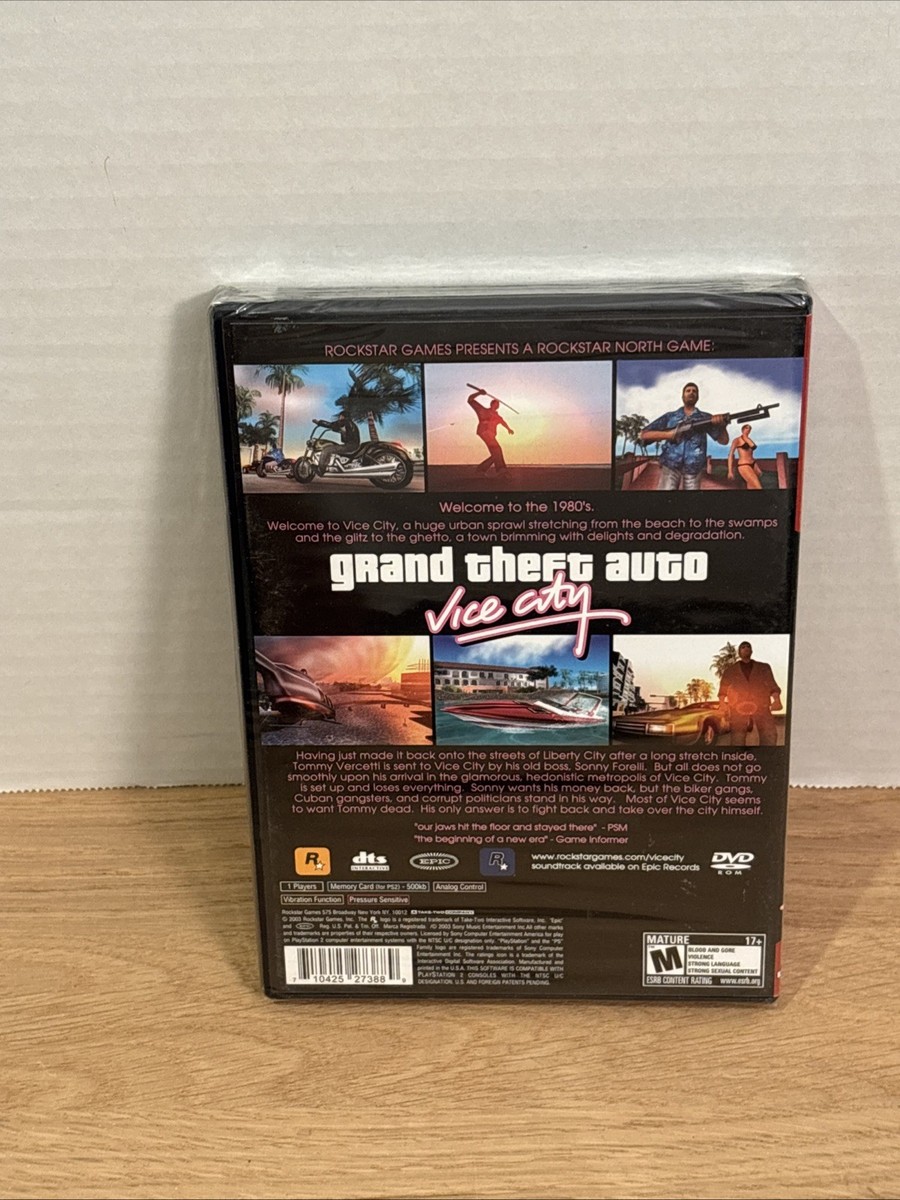 Grand Theft Auto: Vice City Greatest Hits (Sony PlayStation 2, 2005