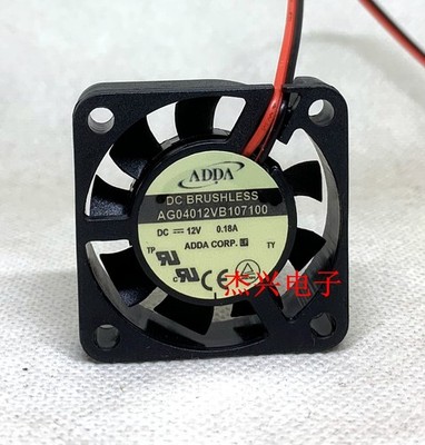1PC ADDA AG04012VB107100 cooling fan 12V0.18A 4cm DC #hj