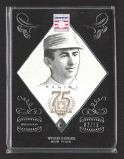 2014 Panini Hall of Fame Baseball Willie Keeler #35 Black Sapphire /15