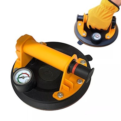 Saugnapf Heber mit Lastmanometer max 130 kg für Fliesen Glas Marmor 