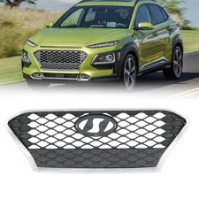 Front Bumper Grille Grill Assembly For 2018-2021 Hyundai Kona