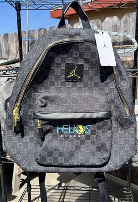 Air Jordan Backpack Mens Black Monogram Nike LIMITED EDITION 23 School Travel