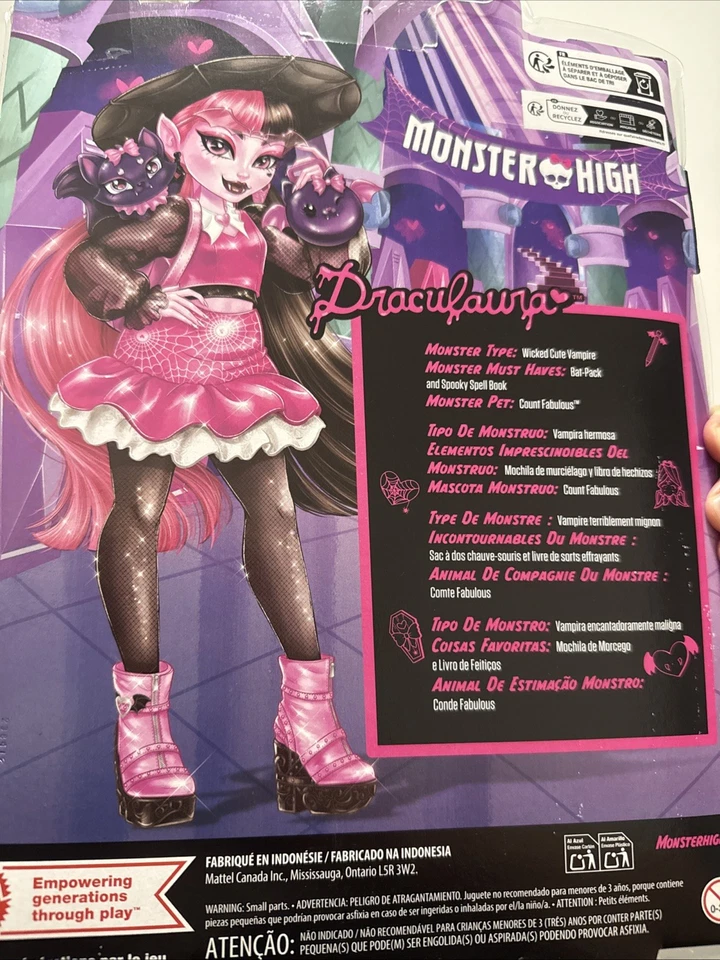 Muñeca Mattel Monster High Draculaura Muñeca de Moda - NUEVA EDICIÓN LIMITADA Foto 2 de 2