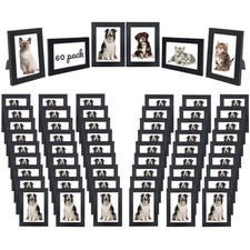 Set of 60 Picture Frame Bulk Photo Frames Wall Mounting Simple Photo Frames P...