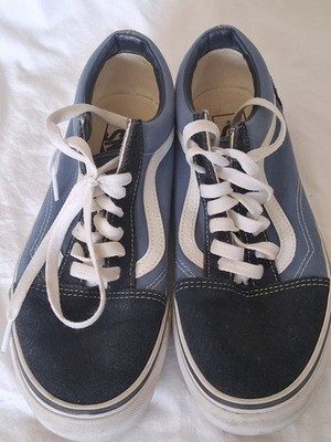 Vans Old School Unisex Two Toned Blue Mens 8 Womens 9.5